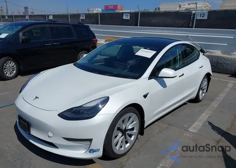 2021 Tesla Model 3 Long Range Dual Motor All-Wheel Drive from USA, damaged, VIN 5YJ3E1EB5MF015406